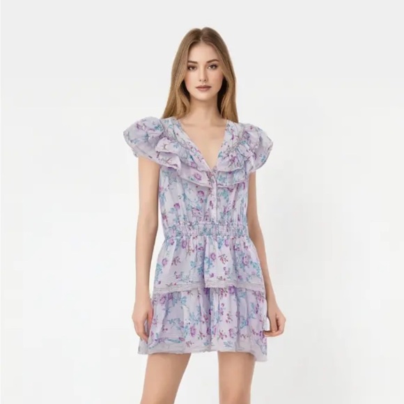 Love Shack Fancy x Target Lou
Double Ruffle Dress - Lavender -
Size XXS - Picture 5 of 5